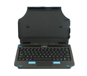The new 2 in 1 Attachable Keyboard is easy to use in the field; slip the bottom of the ET40/45 tablet into the case and snap the top of the case over the tablet.