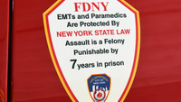 FDNY EMT attacked by handcuffed suspect in back of rig