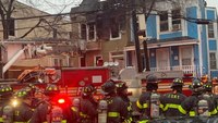 FDNY EMTs, medics help rescue 3 people from house fire behind their Bronx station