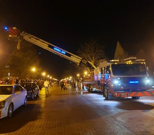 Ionia Department of Public Safety held a candlelight vigil on Dec. 16 for Peyton Michael Dennis.