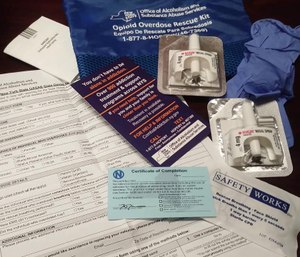 The jail naloxone training and rescue kits are being funded and run through a partnership between the sheriff's office, the Oneida County Department of Mental Health and the New York State Office of Alcoholism and Substance Abuse Services. (Photo/Oneida County Sheriff's Office)