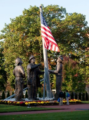 "Being in New York City during those very dark days was an opportunity to see the very best of humanity," Stagnaro writes. "The city, the firefighters and the nation all stood together in appreciation of what we had experienced."