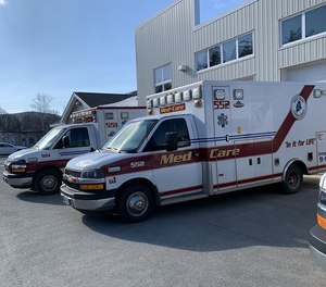 Med-Care, a regional ambulance service that serves 11 Maine municipalities, said it will continue to respond to the town of Rumford despite the town suspending its own EMS. (Photo/Med-Care Ambulance Facebook)