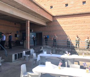 Sgt. Lee and the crew at the jail have already bought mass lunch orders at 10 local restaurants and have a growing list of restaurants to try.