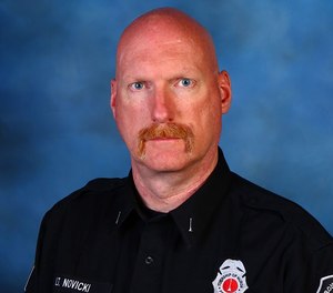 Rapid Response EMS Paramedic Paul Novicki, who was also a past lieutenant at the Huron Township Fire Department, died due to COVID-19 in April. One of his family members, Rachel Elsberry, says she was motivated to join a COVID-19 vaccine trial after his death. (Photo/Huron Township Department of Public Safety Facebook)