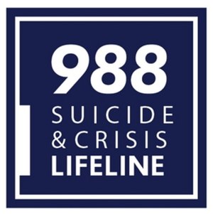 People should call 988 if they are experiencing any mental or behavioral crisis. A trained counselor will listen and provide assistance.