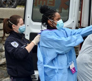 A safety culture and PPE use rely on determination and leadership. (Photo/American Ambulance Association)