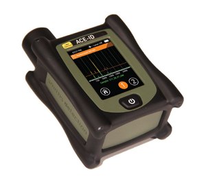 The ACE-ID from Smiths Detection is a handheld, non-contact chemical identifier that can rapidly identify solids, liquids, gels and powders in about 20 seconds.