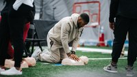 Carolina Panthers, American Heart Association team up with Damar Hamlin for CPR training event