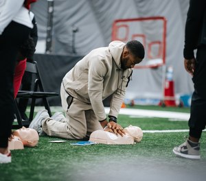 Tepper Sports & Entertainment (TSE) staff members as well as some Panthers players and the team’s PSL Owners (season ticket holders) completed the American Heart Association’s Heartsaver® CPR AED (automated external defibrillator) course.