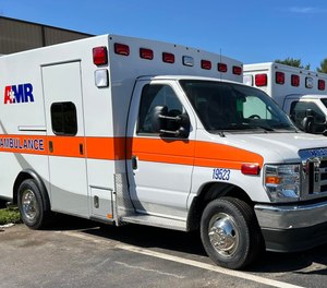 A pedestrian was hit and killed by an AMR ambulance on Alcoa Highway early Tuesday.