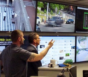 Real-time crime centers analyze data from surveillance cameras, gunshot detectors, license plate scanners and other sources.