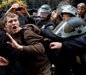 The Occupy Wall Street leaders deviated from previous models of protest leadership by not engaging in pre-planning with the police and government entities.