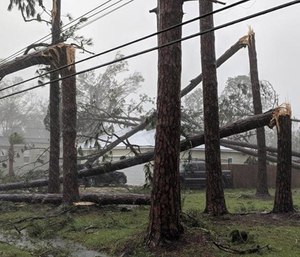 After carving an agonizing path of destruction across the Florida Panhandle, Georgia and southeastern Alabama for nearly 10 hours and killing at least two people, Hurricane Michael finally slowed to a tropical storm at midnight and continued to weaken early Thursday.