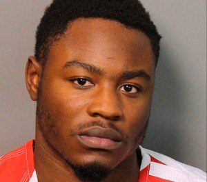 This Monday, Dec. 3, 2018 booking photograph provided by the Jefferson County Sheriff's Office in Birmingham, Ala., shows Erron Brown, who is charged with attempted murder in a shooting at a shopping mall on Thanksgiving. Police in Hoover, Ala., shot and killed another black man, Emantic