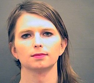 his undated booking photo provided by the Alexandria Sheriff's Office, in Virginia, shows Chelsea Manning. A federal appeals court on Monday, April 22, 2109, rejected a bid by former Army intelligence analyst Chelsea Manning to be released from jail for refusing to testify to a grand jury investigating Wikileaks. (Alexandria Sheriff's Office via AP, File)