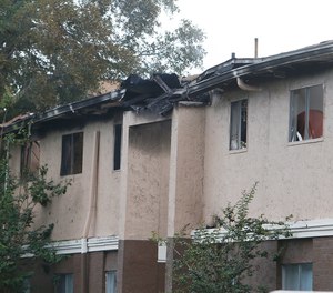 The scene of a fatal apartment fire at the Captiva Club apartments in Town 'n Country early Wednesday morning, May 15, 2019 in Tampa, Fla. Hillsborough County Fire Rescue crews and sheriff's deputies responded to a call at 3:23 a.m. about a fire at the Captiva Club Apartments. They arrived within minutes to find flames penetrating the roof of Building 3 and a wall collapsed, according to a news release from Hillsborough Fire Rescue.