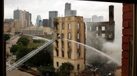 Fire destroys historic Dallas hotel