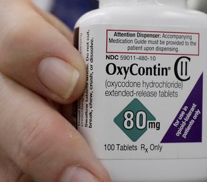 In court papers filed in New York, Purdue Pharma, the drug's manufacturer, flied for Chapter 11 bankruptcy protection. (Photo/AP, Jeff Chiu)