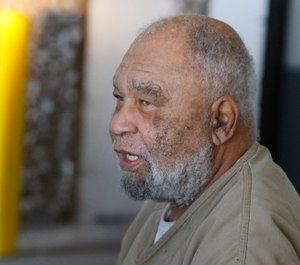 In this Monday, Nov. 26, 2018 file photo, Samuel Little, who often went by the name Samuel McDowell, leaves the Ector County Courthouse after attending a pre-trial hearing in Odessa, Texas. (Mark Rogers/Odessa American via AP, File)