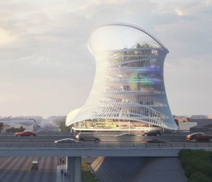 This artist rendering made available by onePulse shows the winning design for the National Pulse Memorial Museum.