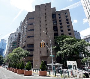 The handgun was located by Bureau of Prisons officers inside a housing unit at the Metropolitan Correctional Center in Manhattan.