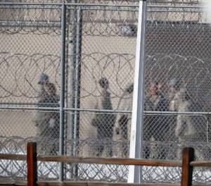 Inmates will be confined to their cells for at least two weeks. (AP Photo/David Zalubowski)
