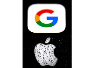 Apple and Google on Wednesday, May 20, 2020, released long-awaited smartphone technology to automatically notify people if they might have been exposed to the coronavirus. Image: AP Photo