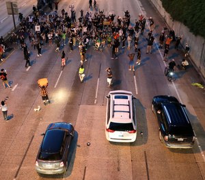 Everyone has a right to know how the law applies when vehicles meet non-permitted protestors on the road.