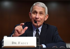 Dr. Anthony Fauci, director of the National Institute for Allergy and Infectious Diseases, testifies before a Senate Health, Education, Labor and Pensions Committee hearing on Capitol Hill in Washington, Tuesday, June 30, 2020. Image: Kevin Dietsch/Pool via AP