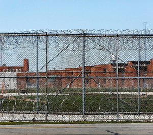This April 20, 2020 file photo shows the Marion Correctional Institution in Marion, Ohio. The number of prison inmates testing positive for the coronavirus soared well past the 50,000 mark this week, as recent outbreaks threatened to undo control measures put in place earlier in the pandemic. (Fred Squillante/The Columbus Dispatch via AP, File)