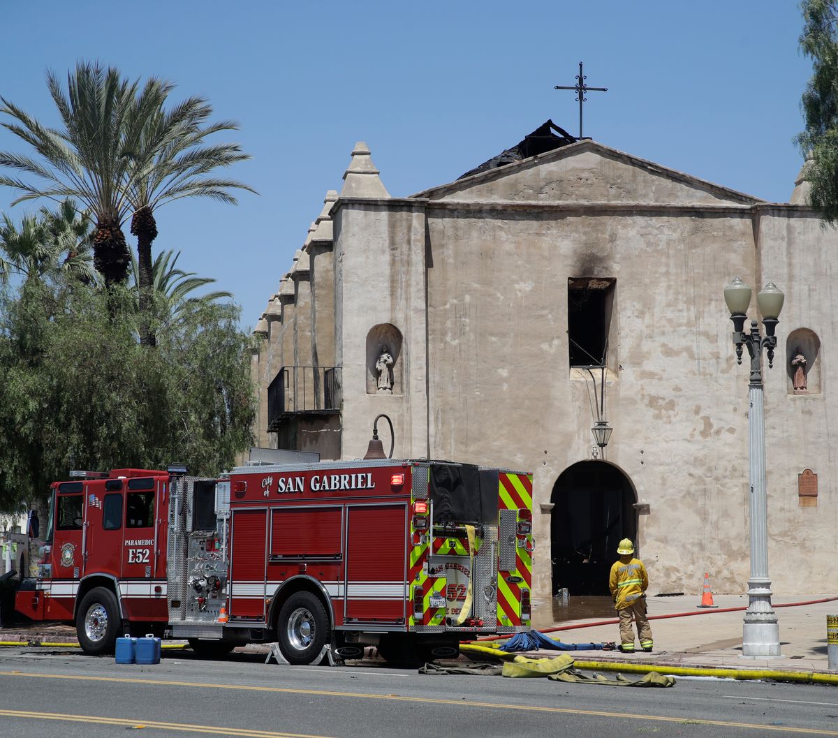 Fire Destroys Much Of 249-year-old Calif. Church