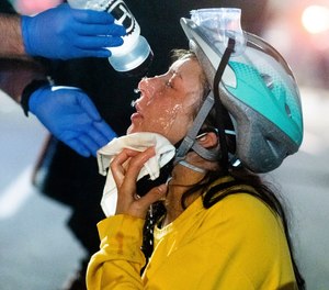 A federal judge has ruled that street medics must comply with lawful police orders to disperse during protests.