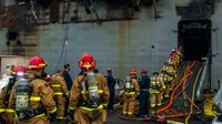 Arson suspected in San Diego Navy ship fire