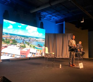 Little Rock Police Chief Keith Humphrey speaks at a news conference at Mosaic Church in Little Rock, Ark., Wednesday, Sept. 30, 2020. (AP Photo/Andrew DeMillo)