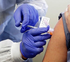 EMS providers and firefighters are among the group that would receive Phase 1 of the COVID-19 vaccine in North Carolina under a proposed plan submitted to the CDC. Friday was the deadline for all states to submit their proposed vaccine distribution plans. (AP Photo/Ted S. Warren, File)