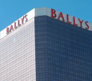 This Oct. 1, 2020, photo shows the exterior of Bally's casino in Atlantic City, N.J.