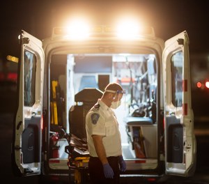 Data from EMS data and software company ESO shows that EMS providers spent an average of 15 minutes with each confirmed COVID-19 patient in the back of an ambulance.