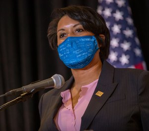 In this Dec. 17, 2020 file photo, District of Columbia Mayor Muriel Bowser speaks during a news conference in Washington.