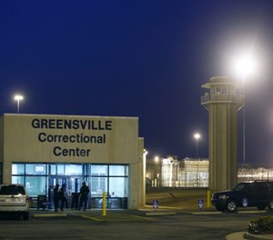 The entrance to the Greensville Correctional Center, where executions are carried out, in Jarratt, Va.