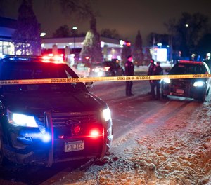 The scene at 36th St. and Cedar Ave. S. after a man was shot and killed by Minneapolis Police Wednesday, Dec. 30, 2020, in Minneapolis.