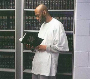 Dustin Higgs at the Federal Prison in Terre Haute, Ind.