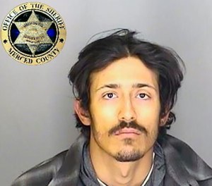 This undated booking photo released by the Merced County Sheriff's Office shows escapee inmate Edgar Eduardo Ventura.