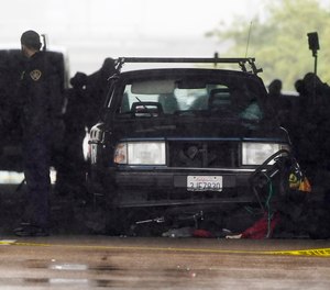 A driver plowed through a crowd on a sidewalk in downtown San Diego, killing three people and injuring six others, including two who are hospitalized in critical condition, police said.