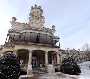 This Dec. 25, 2017, file photo shows Anamosa State Penitentiary in Anamosa, Iowa.