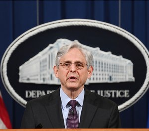 Attorney General Merrick Garland speaks at the Department of Justice in Washington, Monday, April 26, 2021.