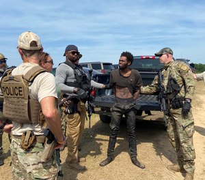 In this photo provided by the Chester County Sheriff's Office, Tyler Terry is arrested in South Carolina on Monday, May 24, 2021.