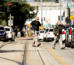 Officials say multiple people were killed and wounded in a shooting at a San Jose railyard on Wednesday.