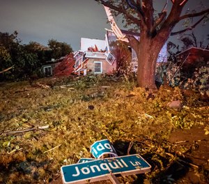 After moving through Naperville, the tornado touched down east of Route 53 between 83rd Street and 75th Street in Woodridge, causing a tornadic debris signature so significant it could be seen on radar screens at the National Weather Service office in Romeoville.