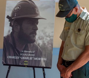 Charlie Morton, a crew boss on a Forest Service Big Bear hotshot team, radioed that he was trapped in a